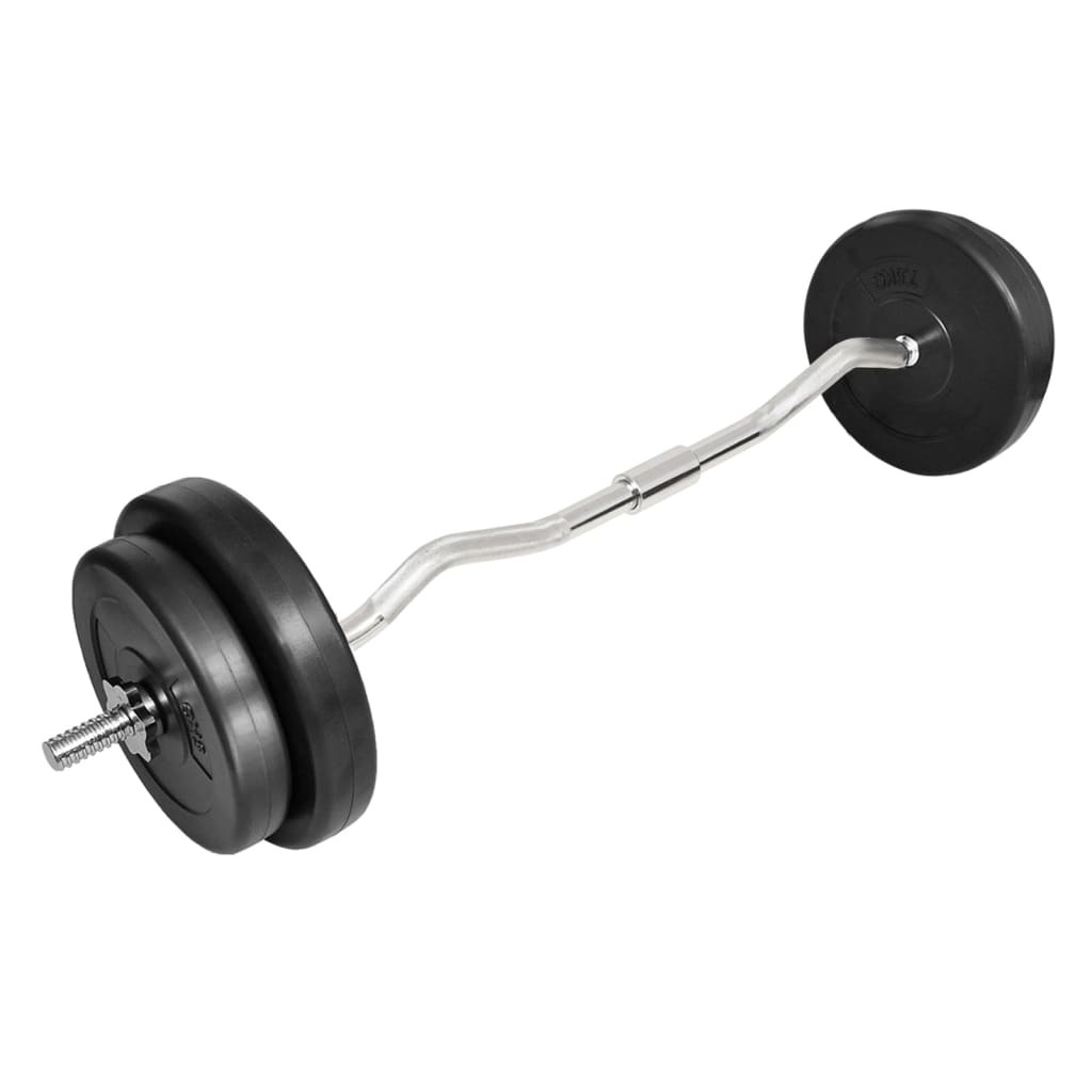 90373.jpg Curl Bar with Weights 66.1 lb - Image 1