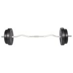Curl Bar with Weights 66.1 lb - Image 2