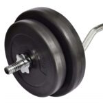 Curl Bar with Weights 66.1 lb - Image 3
