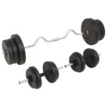 Barbell and Dumbbell Set 132.3 lb - Image 2