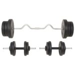 Barbell and Dumbbell Set 132.3 lb - Image 3