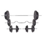 Barbell and Dumbbell Set 198.4 lb - Image 3