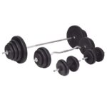Barbell and Dumbbell Set 264.6 lb - Image 2