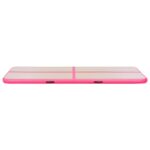 Inflatable Gymnastics Mat with Pump 157.4"x39.3"x3.9" PVC Pink - Image 6