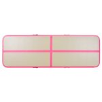 Inflatable Gymnastics Mat with Pump 315"x39.4"x3.9" PVC Pink - Image 5