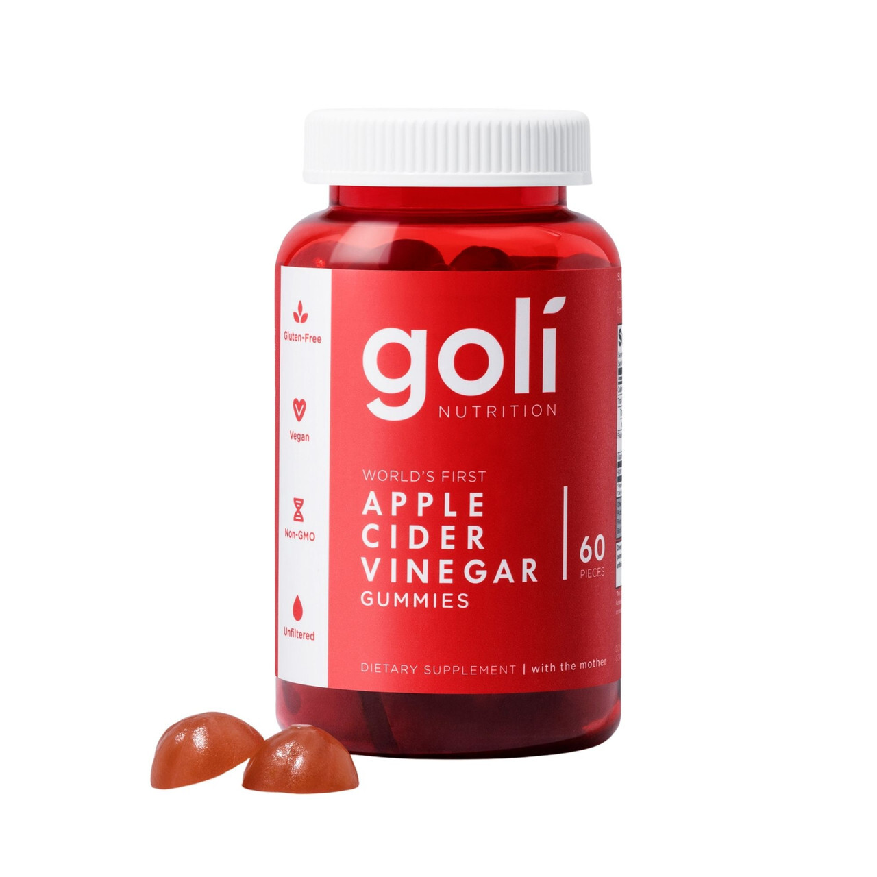 B-24859-1PK.jpg OG2 GOLI ACV GUMMIES ( 1 X 60 CT ) - Image 1