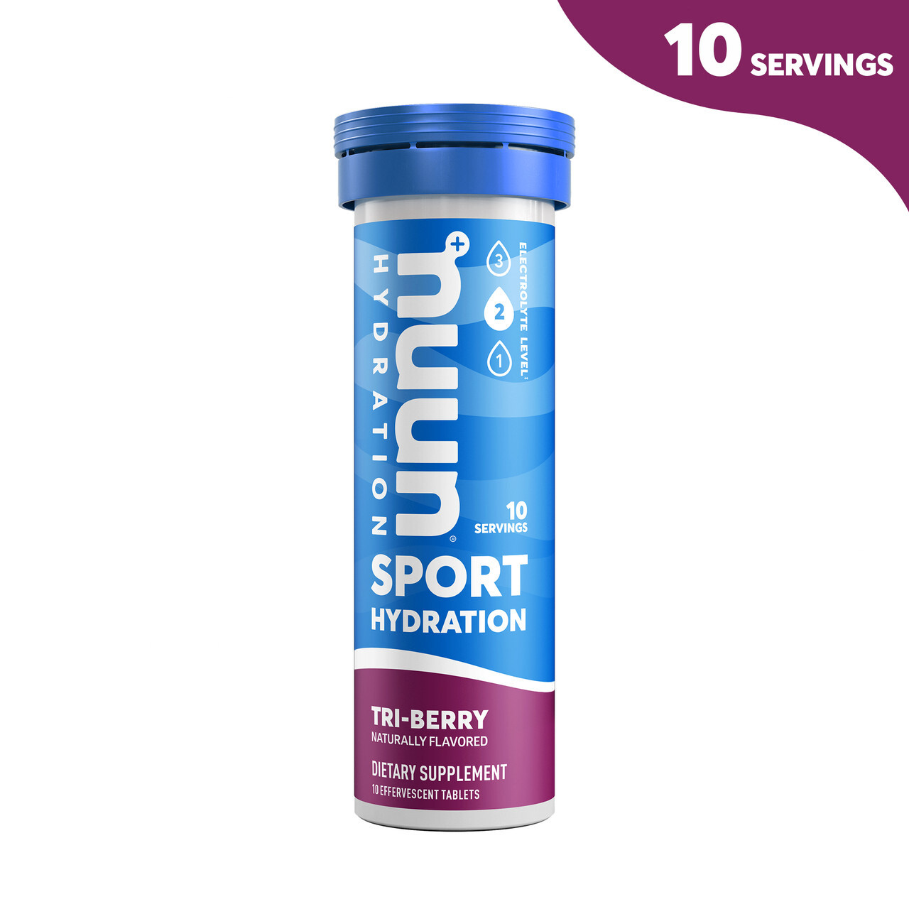 B-29300-8PK.jpg Nuun Active Hydration Active Tablets, Tri-Berry (8X10 Tab ) - Image 1