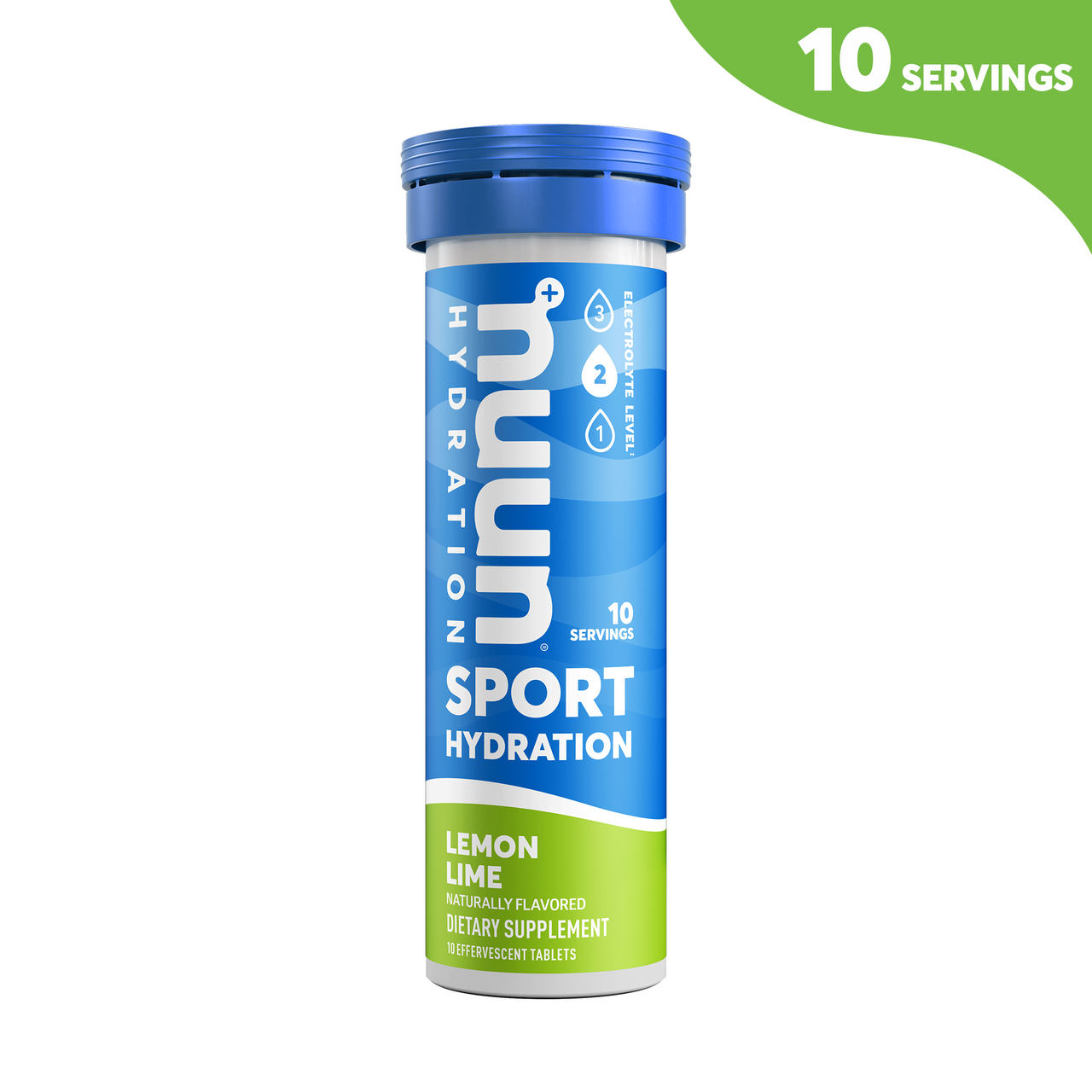 B-29305-8PK.png Nuun Active Hydration Active Tablets, Lemon+Lime (8X10 Tab ) - Image 1