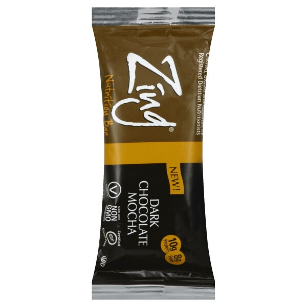 B-40085-12PK.jpg Zing Dark Chocolate Mocha Bar (12x1.76 OZ) - Image 1