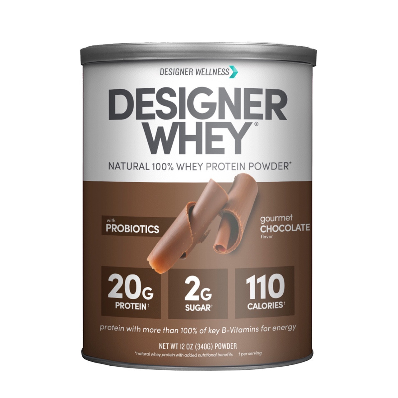 B-42572-1PK.jpg Designer Whey Grmt Chocolate Protein Powder (1x12OZ ) - Image 1