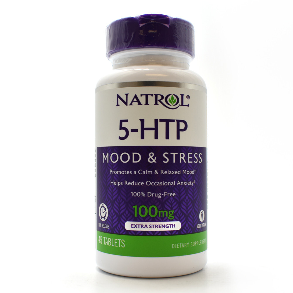 B-43353-1PK.jpg Natrol 5 Htp 100mg Time Release (45tabs) - Image 1