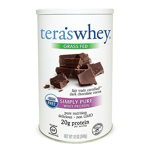 B-44380-1PK.jpg Tera's Whey rBGH Free Whey Protein Dark Chocolate Cocoa (1x12 OZ) - Image 1