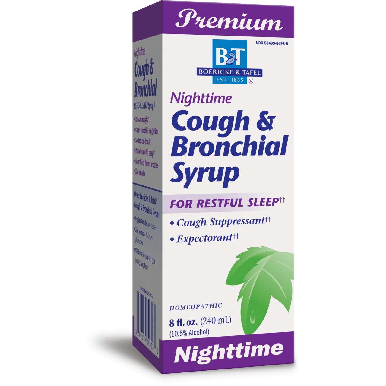 B-54717-1PK.png Boericke & Tafel Nighttime Cough & Bronchial Syrup (1x8 Oz) - Image 1