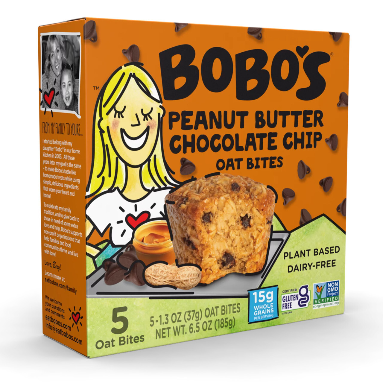 B-80480-6PK.jpg Bobos oat bite pbtr cchp ( 6 x 5 ct ) - Image 1