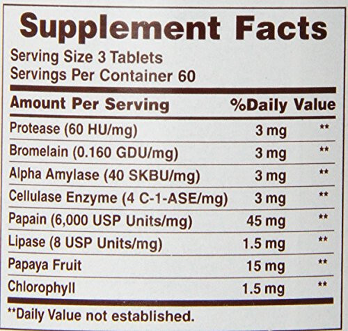 B-84926-1PK.jpg American Health Super Papaya Enzyme Plus (1x180 TAB) - Image 1