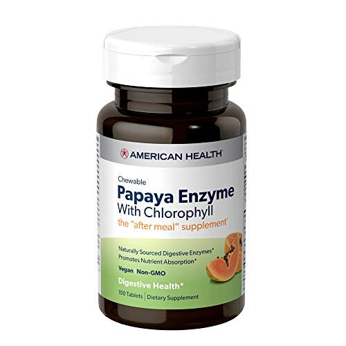 B-84929-1PK.jpg American Health Papaya Enzyme With Chlorophyll (1x100 TAB) - Image 1