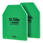 Weight Vest Plates, 19.75 LB Pairs, Premium Steel Weighted plates, Contoured Ergonomic Fit - WODs, Additional Weight for Weight Vests, for Strength Training, Running, Fitness, Heavy Workouts