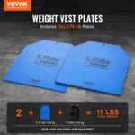 Weight Vest Plates, 5.75 LB Pairs, Premium Steel Weighted plates, Contoured Ergonomic Fit - WODs, Additional Weight for Weight Vests, for Strength Training, Running, Fitness, Heavy Workouts - Image 2