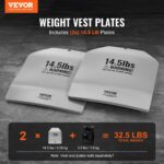 Curved Weight Vest Plates, 14.5 LB Pairs, Premium Steel Weighted plates, Contoured Ergonomic Fit - WODs, Additional Weight for Weight Vests, for Strength Training, Running, Heavy Workouts - Image 2
