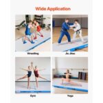 10x5 ft Wrestling Mat Inflatable, Martial Arts Thick Mat for Outdoor Indoor Home Gym Exercise, PVC Foldable Training Mats with 600W Air Pump, for Gymnastics Tatami Jiu Jitsu BJJ MMA Judo, Gray - Image 6