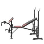 Weight Bench, Multi-Functional Adjustable Weight Bench Press for Full Body Workout, 660lbs Exercise Sit up Bench for Home Gym Strength Training, Flat Bench with Quick Folding & Fast Adjustment