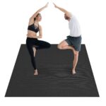 Exercise Mat, Non Slip High Density Premium Yoga Mat, Exercise Yoga Mat for Men Women, Fitness & Exercise Mat with Bag & Carry Strap, for All Types of Home Yoga, Pilate & Floor Workout (10x6ft)