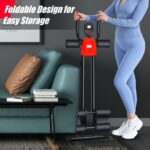 Foldable Adjustable Core Abdominal Trainer with 3 Adjustable Resistance and LCD Display - Image 2