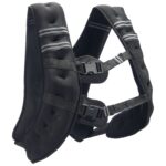 Weighted Vest, 30 lbs Weight Vest with Reflective Stripe, Adjustable Buckle Body Weight Vest for Men Women, Workout Equipment for Strength Training, Running, Jogging, Fitness, and Weight Loss