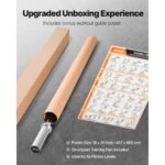 4FT Barbell Bar, Fits 2-Inch Weight Plates, Chrome Plated Barbell Bar with Knurled Grip for Strength Training, Weightlifting, Squat, Deadlift, Bench Press, Curl, Overhead Press, 500lbs Capacity - Image 6