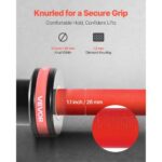 6FT Barbell Bar, Fits 2-Inch Weight Plates, Barbell Bar with Knurled Grip for Strength Training, Weightlifting, Squat, Deadlift, Bench Press, Curl, Overhead Press, 700lbs/317kg Capacity - Image 3