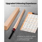 6FT Barbell Bar, Fits 2-Inch Weight Plates, Barbell Bar with Knurled Grip for Strength Training, Weightlifting, Squat, Deadlift, Bench Press, Curl, Overhead Press, 700lbs/317kg Capacity - Image 6