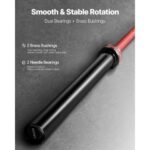 7FT Barbell Bar, Fits 2-Inch Weight Plates, Barbell Bar with Knurled Grip for Strength Training, Weightlifting, Squat, Deadlift, Bench Press, Curl, Overhead Press, 1000lbs/453kg Capacity - Image 2