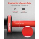 7FT Barbell Bar, Fits 2-Inch Weight Plates, Barbell Bar with Knurled Grip for Strength Training, Weightlifting, Squat, Deadlift, Bench Press, Curl, Overhead Press, 1000lbs/453kg Capacity - Image 3