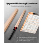 7FT Barbell Bar, Fits 2-Inch Weight Plates, Barbell Bar with Knurled Grip for Strength Training, Weightlifting, Squat, Deadlift, Bench Press, Curl, Overhead Press, 1000lbs/453kg Capacity - Image 6