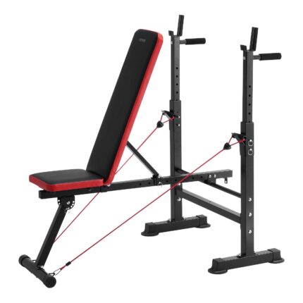 6-in-1? Weight? Bench? Set,? 600lbs? Adjustable? Workout? Bench? Press,? Exercise? Sit? up? Bench? for? Home? Gym? Strength? Training,? Quick? Folding? Inc
