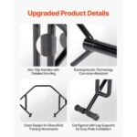 Trap Bar Hex Bar, Open-Ended Frame Hex Barbell, 2-Inch 800 LBS Capacity Shrug Bars with Knurled Grips, Weightlifting and Strength Training Equipment, Home Gym for Squats Deadlifts Shoulder Press - Image 3