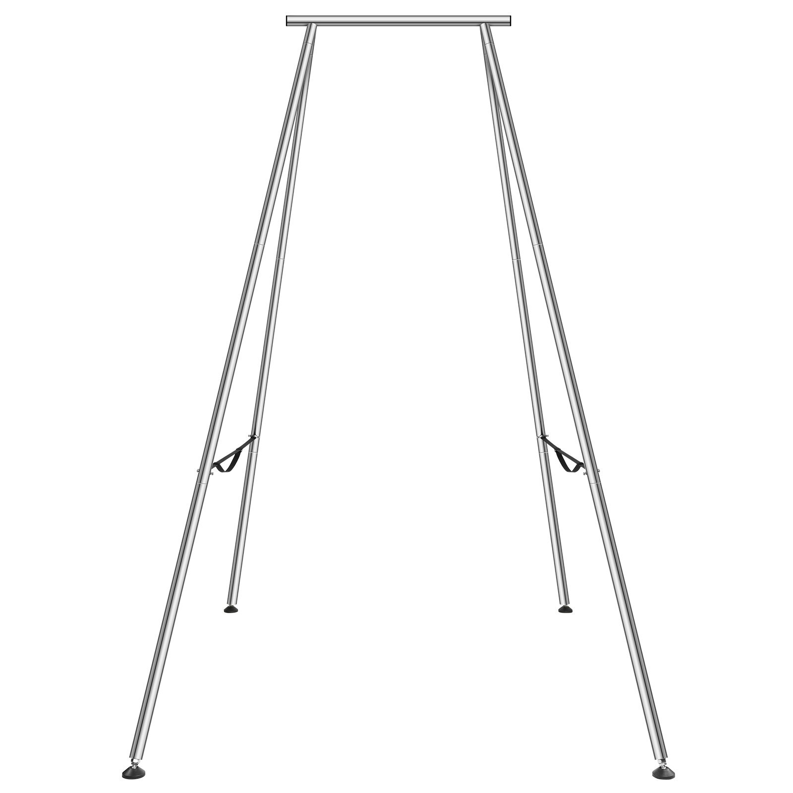 KJ293M000000Q9L4JV0.jpg Aerial Yoga Frame, 9.67 ft Height Yoga Swing Stand, Max 551.15 lbs Load Chrome-Plated Steel Pipe Inversion Yoga Swing Stand Yoga Rig Yoga Sling Inversion Equipment for Indoor Outdoor Aerial Yoga - Image 1