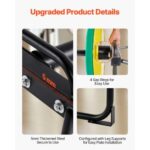 Trap Bar Hex Bar, 2-Inch Hex Barbell, 500 LBS Capacity Shrug Bars, Weightlifting and Strength Training Equipment, Home Gym for Squats, Deadlifts, Shoulder Presses, Black - Image 3