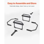 Trap Bar Hex Bar, 2-Inch Hex Barbell, 500 LBS Capacity Shrug Bars, Weightlifting and Strength Training Equipment, Home Gym for Squats, Deadlifts, Shoulder Presses, Black - Image 5