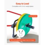 Trap Bar Hex Bar, 2-Inch Hex Barbell, 500 LBS Capacity Shrug Bars, Weightlifting and Strength Training Equipment, Home Gym for Squats, Deadlifts, Shoulder Presses, Red - Image 4