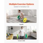 Trap Bar Hex Bar, 2-Inch Hex Barbell, 800 LBS Capacity Shrug Bars with Knurled Grips, Weightlifting and Strength Training Equipment, Home Gym for Squats, Deadlifts, Shoulder Presses, Silver - Image 2