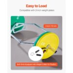 Trap Bar Hex Bar, 2-Inch Hex Barbell, 800 LBS Capacity Shrug Bars with Knurled Grips, Weightlifting and Strength Training Equipment, Home Gym for Squats, Deadlifts, Shoulder Presses, Silver - Image 3