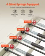 Foldable Pilates Reformer, Pilates Workout Machine for Home Gym Studio Use, Pilates Bed with Dual Resistance- Spring & Cord, Reformer Set for Advanced Users and Beginners, Up to 400 LBS - Image 2