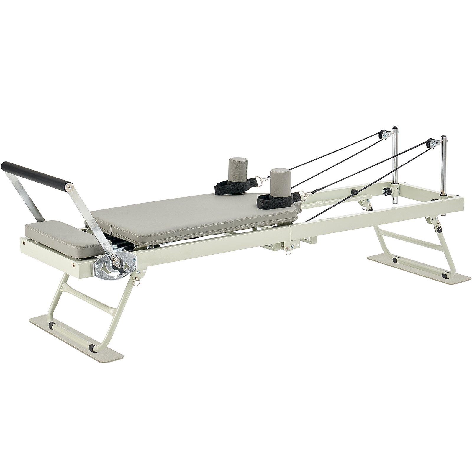 PLTHXCTKZDRMEMMESV0.jpg Foldable Pilates Reformer, Pilates Workout Machine for Home Gym Studio Use, Pilates Bed with Dual Resistance- Spring & Cord, Reformer Set for Advanced Users and Beginners, Up to 400 LBS - Image 1