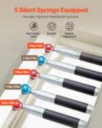 Foldable Pilates Reformer, Pilates Workout Machine for Home Gym Studio Use, Pilates Bed with Dual Resistance- Spring & Cord, Reformer Set for Advanced Users and Beginners, Up to 400 LBS - Image 2