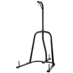 Punching Bag Stand, Steel Heavy Duty Workout Equipment, Boxing Punching Bag Stand, Holds Up to 140 lbs, Freestanding Sandbag Rack with Weighted Base, Training Equipment for Home Gym Fitness