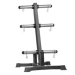 Weight Plate Rack, L Frame Weight Plate Tree for 2-Inch Weight Plates, Standard Weight Plate Tree, 1000 lbs Load Capacity Weight Storage Holder, Home Gym Barbell Rack Storage Stand, Black