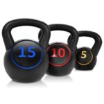 3 Pieces 5 10 15lbs Kettlebell Weight Set - Image 5