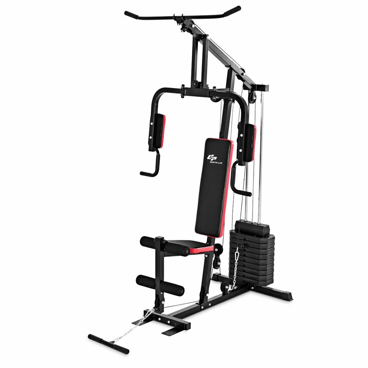 SP36555-.jpg Multifunction Cross Trainer Workout Machine - Color: Black - Image 1