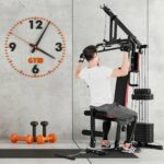 Multifunction Cross Trainer Workout Machine - Color: Black - Image 2